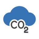 nube de co2 icon