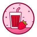 jugo de fresa icon