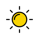 brillo solar icon