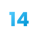 número 14 icon