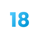 número 18 icon