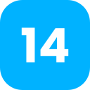 Number 14 icon