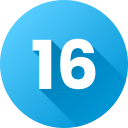 número 16 icon