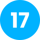 número 17 icon