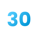 número 30 icon