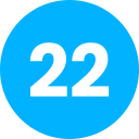 número 22 