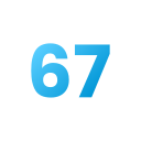 67 