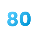 80 