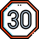 límite de velocidad icon