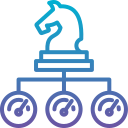Business strategy icon