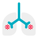 pulmones infectados icon