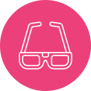 gafas 3d icon