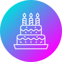 pastel de cumpleaños icon