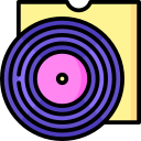disco in vinile icona