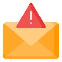 alerta de correo no deseado icon