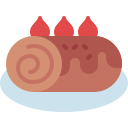 pastel de rollo icon