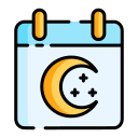 calendario lunar icon