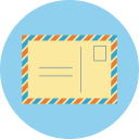 tarjeta postal icon