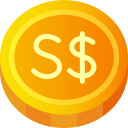 dolar de singapur icon