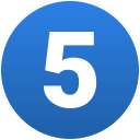 número 5 icon