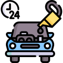 servicio de auto icon