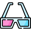 gafas 3d icon