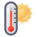 temperatura caliente icon