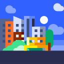 paisaje urbano icon