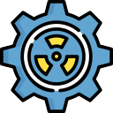 energía nuclear icon