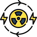 energía nuclear icon