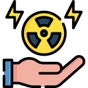 energía nuclear icon