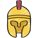 casco romano icon