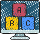 bloque abecedario icon