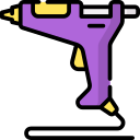 pistola de silicona icon