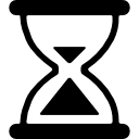 reloj de arena de la vendimia icon