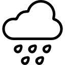 snoflakes winter cloud icon