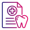 informe odontológico icon