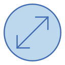 flecha diagonal icon