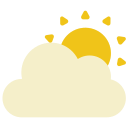 nube de sol icon