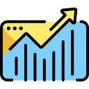 tabla de crecimiento icon