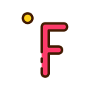 fahrenheit icon