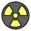 energía nuclear icon