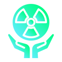 energía nuclear icon