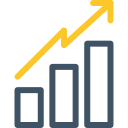 gráfico de crecimiento icon