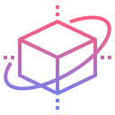 cubo 3d icon