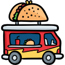 ciężarówka taco ikona