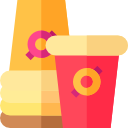 vaso de papel icon