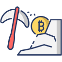 minería bitcoin icon