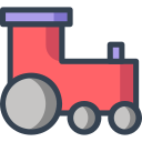 tren de juguete icon