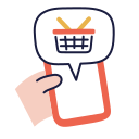 las compras en línea icon